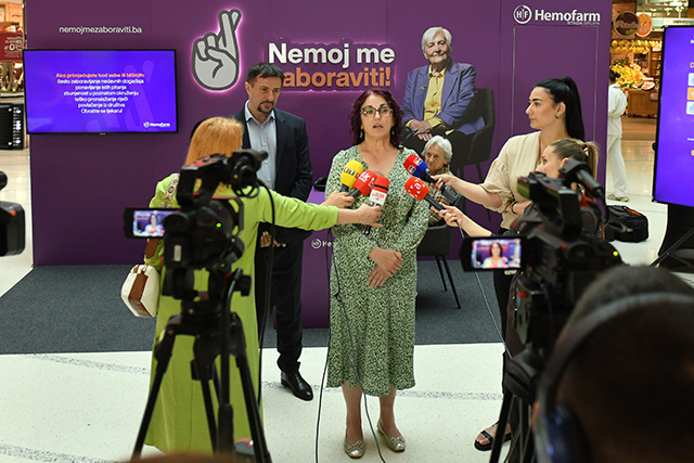 Hemofarm pokrenuo kampanju podizanja svijesti o ranom prepoznavanju demencije
„Nemoj me zaboraviti”
