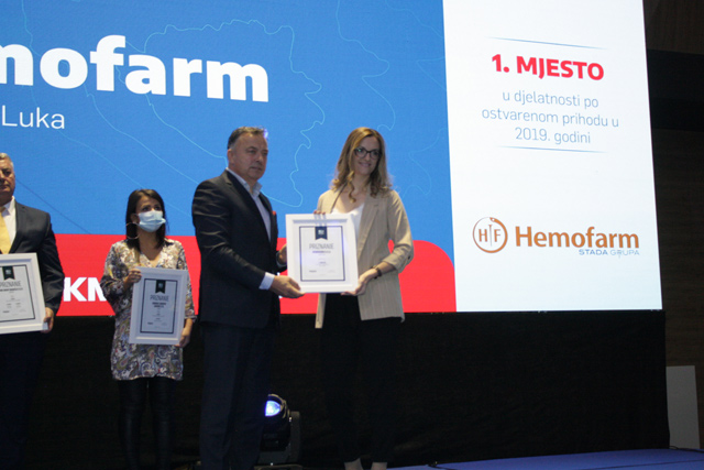 Hemofarmu priznanje od 